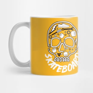 Skull Skateboard Mug